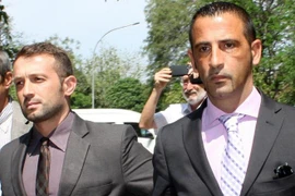 Hai lính thủy đánh bộ Italy. (Nguồn: ANSA)