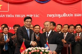 Việt Nam và Lào tăng cường hợp tác trong lĩnh vực nông lâm nghiệp. (Ảnh: Phạm Kiên/Vietnam+)