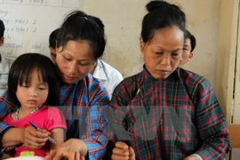 Đồng bào dân tộc thiểu số ở Cao Bằng. (Ảnh: Quốc Đạt/TTXVN)