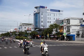 Đại lộ Trần Phú, trung tâm thành phố Rạch Giá. (Ảnh: Hồng Đạt/TTXVN)