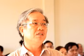 Bị cáo Bùi Quang Ánh, nguyên Giám đốc Trung tâm Kỹ thuật tài nguyên và môi trường tỉnh Bạc Liêu. (Nguồn: noichinh.vn)