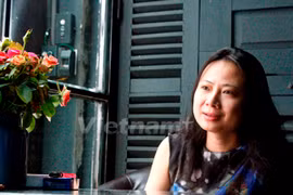 Nữ nghệ sỹ Giang Trang (Ảnh: Hữu Đức/Vietnam+)