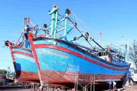 Tàu cá của ngư dân tỉnh Bình Định. (Ảnh: Vũ Sinh/TTXVN)