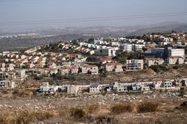 Khu định cư Revava của Israel ở Bờ Tây. (Ảnh: AFP/ TTXVN)