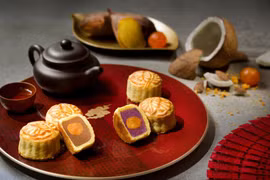 Các loại bánh trung thu của Hong Kong. (Ảnh: SCMP)