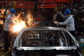 Một nhà máy lắp ráp ô tô của hãng Ford tại Hải Dương. (Ảnh: AFP)