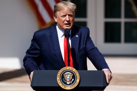 Tổng thống Mỹ Donald Trump tại thủ đô Washington. (Ảnh: THX/TTXVN)