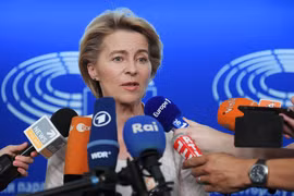 Bộ trưởng Quốc phòng Đức Ursula von der Leyen. (Ảnh: AFP/TTXVN)