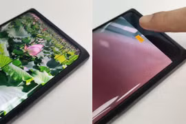 Điện thoại mới của Oppo với camera bên trong màn hình (Ảnh: EnGadget)