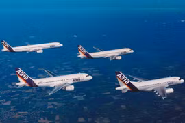 "Gia đình" A320 của Airbus. (Ảnh: Airbus)