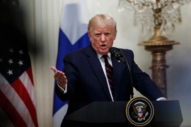 Tổng thống Mỹ Donald Trump tại Nhà Trắng. (Ảnh: THX/TTXVN)