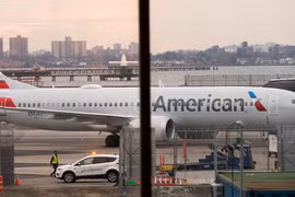 Boeing 737 của American Airlines. (Ảnh: AFP/TTXVN)