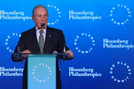 Tỷ phú Micheal Bloomberg. (Ảnh: AFP/TTXVN)