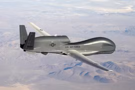 Máy bay không người lái RQ-4 Global Hawk của Mỹ. (Ảnh: Wikipedia)
