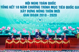 Thủ tướng Nguyễn Xuân Phúc phát biểu chỉ đạo tại hội nghị. (Ảnh: Thống Nhất/TTXVN)