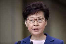Trưởng Đặc khu hành chính Hong Kong Lâm Trịnh Nguyệt Nga. (Ảnh: Getty)