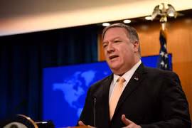 Ngoại trưởng Mỹ Mike Pompeo tại Washington. (Ảnh: THX/TTXVN) 