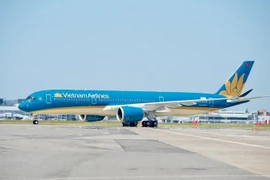 Máy bay của Vietnam Airlines. (Ảnh: CTV/Vietnam+)