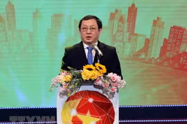 Bộ trưởng Bộ Khoa học và Công nghệ Huỳnh Thành Đạt. (Ảnh: Anh Tuấn/TTXVN)