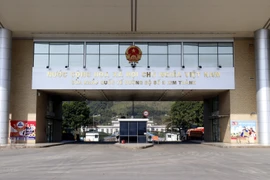 Cửa khẩu quốc tế Kim Thành-Lào Cai. (Ảnh: Quốc Khánh/TTXVN)