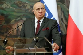 Ông Zbigniew Rau, Ngoại trưởng Ba Lan. (Ảnh: AFP/TTXVN)