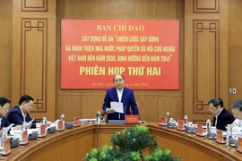Phiên họp thứ hai Ban chỉ đạo xây dựng Đề án Nhà nước pháp quyền XHCN 