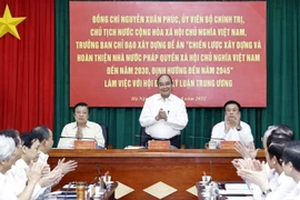 Hình ảnh Chủ tịch nước làm việc với Hội đồng Lý luận Trung ương