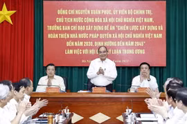 Hình ảnh Chủ tịch nước làm việc với Hội đồng Lý luận Trung ương
