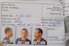 Đối tượng Nguyễn Đăng Dũng bị bắt sau 28 năm lẩn trốn. (Ảnh: TTXVN phát)