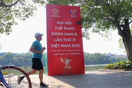 Hình ảnh Hà Nội trang hoàng đường phố chào đón SEA Games 31 
