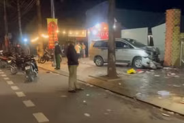 Hiện trường vụ tai nạn. (Nguồn: laodong.vn)