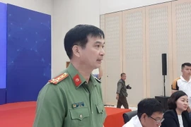 Đại tá Trịnh Ngọc Quyên, Giám đốc Công an tỉnh Bình Dương. (Ảnh: Chí Tưởng/TTXVN)