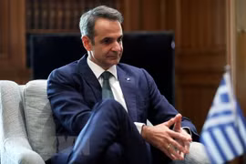 Thủ tướng Hy Lạp Kyriakos Mitsotakis. (Nguồn: wkzo.com)