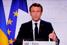 Tổng thống Pháp Emmanuel Macron. (Ảnh: AFP/TTXVN)