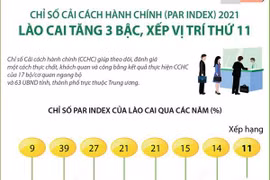 [Infographics] Lào Cai: PAR INDEX tăng 3 bậc, xếp vị trí thứ 11
