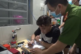 Đối tượng liên quan tới vụ án. (Ảnh: TTXVN phát)