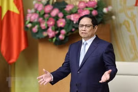 Sáng 9/3, tại Hà Nội, Thủ tướng Phạm Minh Chính, Trưởng Ban Chỉ đạo chủ trì Phiên họp thứ nhất của Ban Chỉ đạo cải cách thủ tục hành chính của Chính phủ. (Ảnh: Dương Giang/TTXVN)