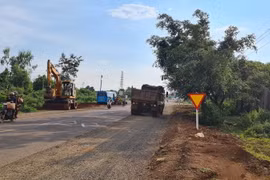 Nhiều công trình đầu tư năm 2022 tại tỉnh Gia Lai chưa được giải ngân vốn do địa phương không thu được tiền sử dụng đất-nguồn phân bổ vốn theo kế hoạch. (Ảnh: Hồng Điệp/TTXVN)