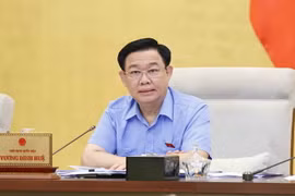 Chủ tịch Quốc hội Vương Đình Huệ phát biểu. (Ảnh: Doãn Tấn/TTXVN)