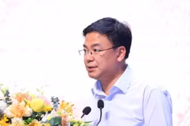 Thứ trưởng Bộ Ngoại giao Phạm Quang Hiệu, Chủ nhiệm Ủy ban Nhà nước về người Việt Nam ở nước ngoài phát biểu. (Ảnh: Văn Điệp/TTXVN)