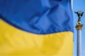 Quốc kỳ Ukraine. (Nguồn: Reuters)
