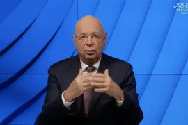 Chủ tịch điều hành WEF ông Klaus Schwab. (Ảnh: AFP/TTXVN)