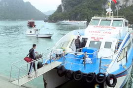 Cảng tàu khách Cái Rồng, huyện Vân Đồn, tỉnh Quảng Ninh. (Ảnh: TTXVN phát)