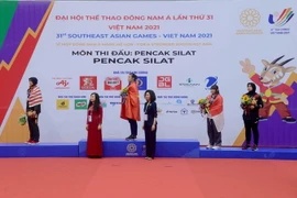 Ban tổ chức trao huy chương Vàng cho vận động viên Quàng Thị Thu Nghĩa (Việt Nam); huy chương Bạc cho vận động viên Siti Rahmah Binti Mohamed Nasir (Malaysia); đồng huy chương Đồng cho vận động viên Rahmawati (Indonesia) và Siti Khadijah Binte Mohamad Sha