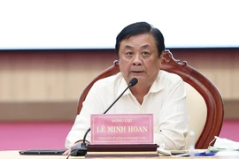 Bộ trưởng Bộ Nông nghiệp và Phát triển Nông thôn Lê Minh Hoan. (Ảnh: Dương Giang/TTXVN)