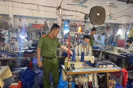 Công tác dạy nghề cho phạm nhân tại Trại giam Ninh Khánh, tỉnh Ninh Bình. (Ảnh: Hải Yến/TTXVN)