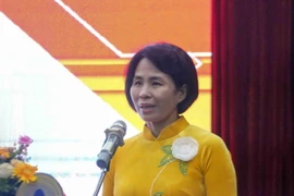 Bà Lê Thị Hoàng Yến, Phó Tổng cục trưởng Tổng cục Thể dục Thể thao, Phó Trưởng Tiểu ban Thông tin Truyền thông-Ban Tổ chức SEA Games 31. (Ảnh: Tuấn Đức/TTXVN)