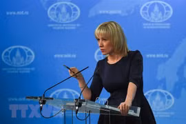 Người phát ngôn Bộ Ngoại giao Nga Maria Zakharova. (Ảnh: AFP/TTXVN)