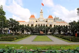 Trụ sở UBND TP Hồ Chí Minh. (Ảnh: Thanh Vũ/TTXVN)