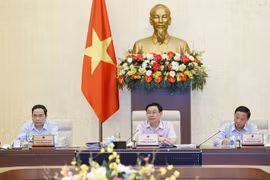 Chủ tịch Quốc hội Vương Đình Huệ phát biểu. (Ảnh: Doãn Tấn/TTXVN)
